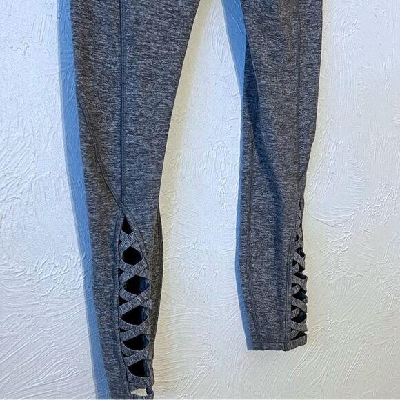 Lululemon Pure Practice  Leggings Pants Gray Size 4 - Picture 6 of 11